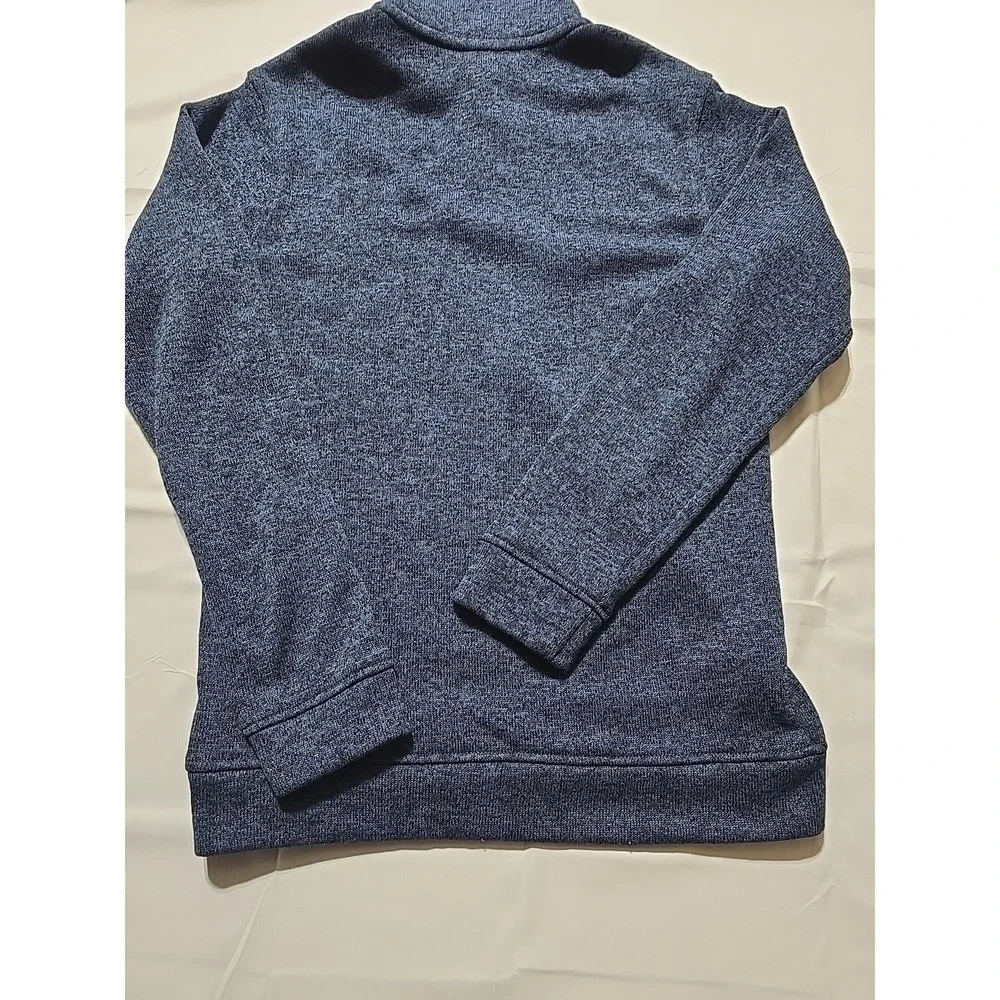 Eddie Bauer Radiator Mens Small Blue Fleece Knit Pullover Sweater Outdoor Preppy